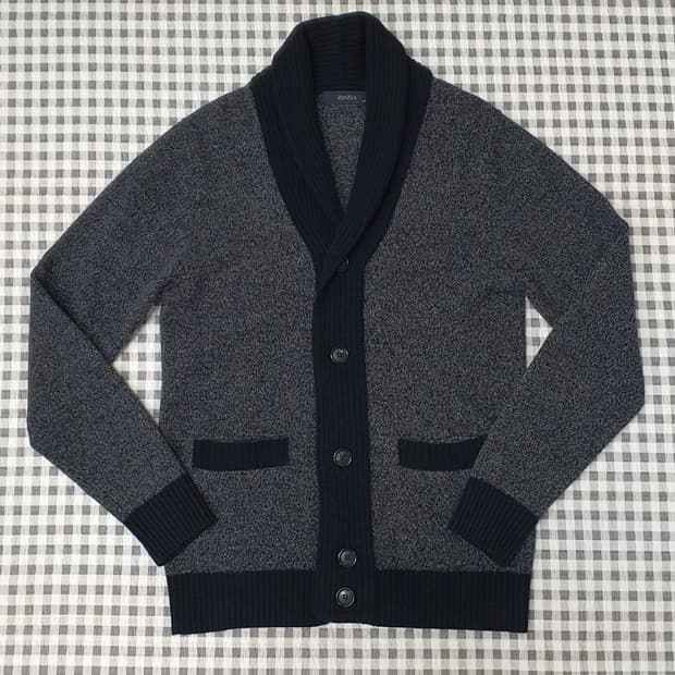 지오지아 숄카라 니트 가디건 남자95