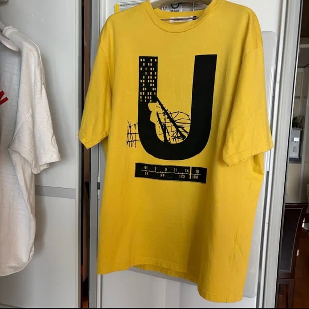 [4] 언더커버 옐로우 U 티셔츠
