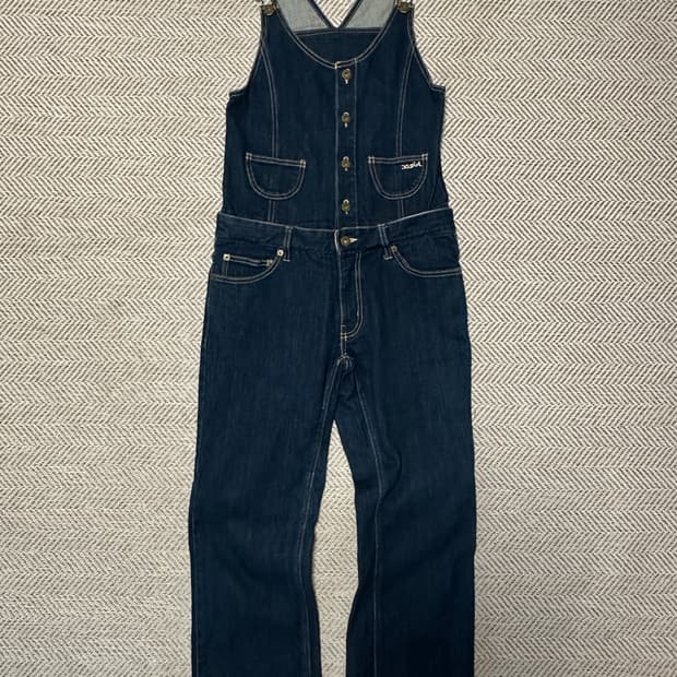 X-GIRL denim overall