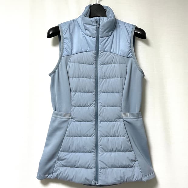 여성 룰루레몬 구스다운 다운포잇 경량 패딩조끼 _ 베이비블루 _ 4