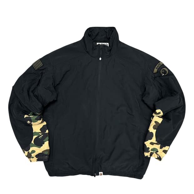 베이프 카모 누빔 플라이트 자켓(M)