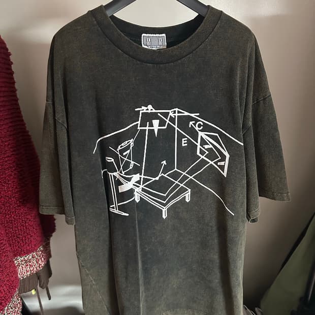 [XXL] 카브엠트 그레이 컬러 빈티지 티셔츠