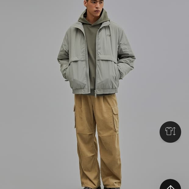 (새상품) 뉴발란스 헤리티지 패딩자켓 L