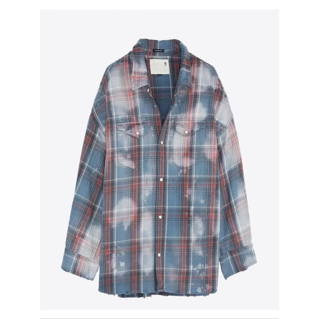 R13 멀티 다잉 카우보이 셔츠