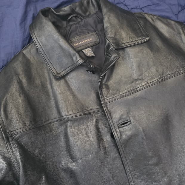 바나나리퍼블릭 레더 카코트 L사이즈 (올드갭 상위 호환)