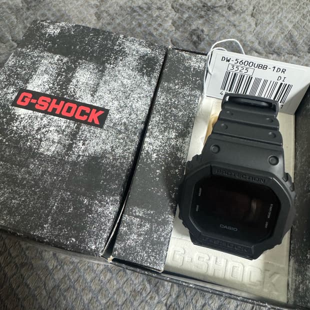 지샥 DW 5600 블랙