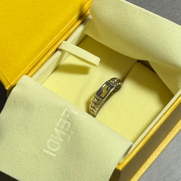 펜디 실버 반지 링 L 크롬하츠 구찌 