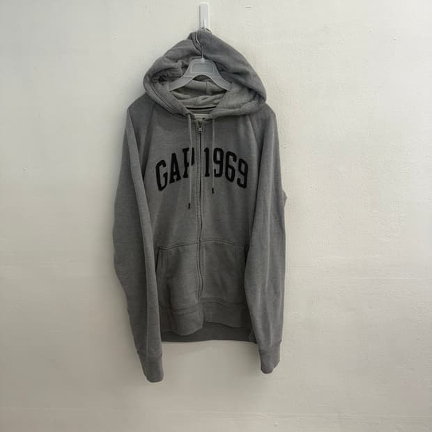 GAP 1969 회색 후드집업 (M)