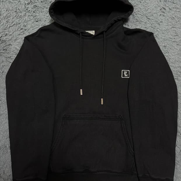 우영미 백로고 후드티 23SS 48사이즈