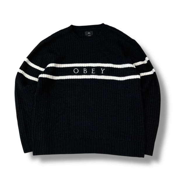 오베이 와플 패턴 니트 r1515