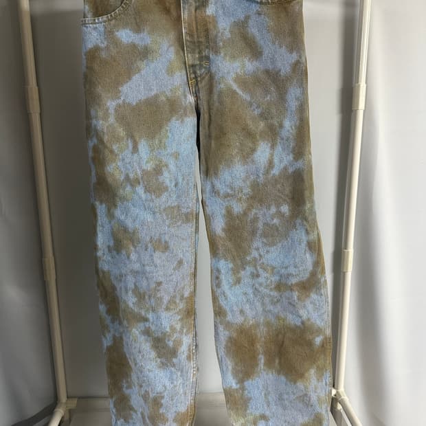 Eckhaus latta 와이드 레그 진