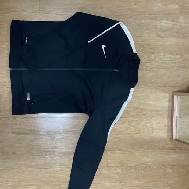 나이키 블랙 트랙 자켓 XL