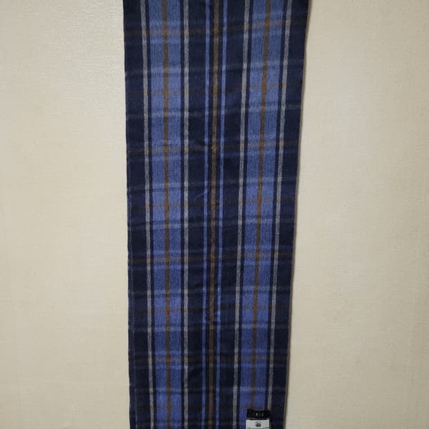 새상품 닥스 앙고라 캐시미어 체크 머플러