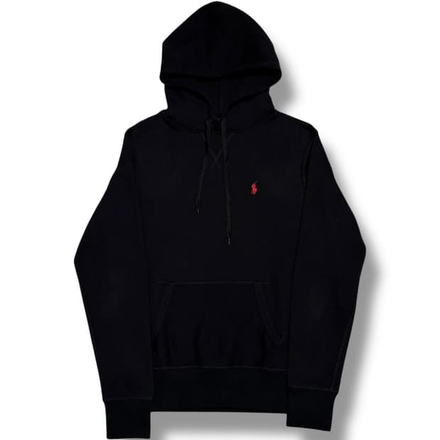 Polo Ralph Lauren 블랙 기모 후드티