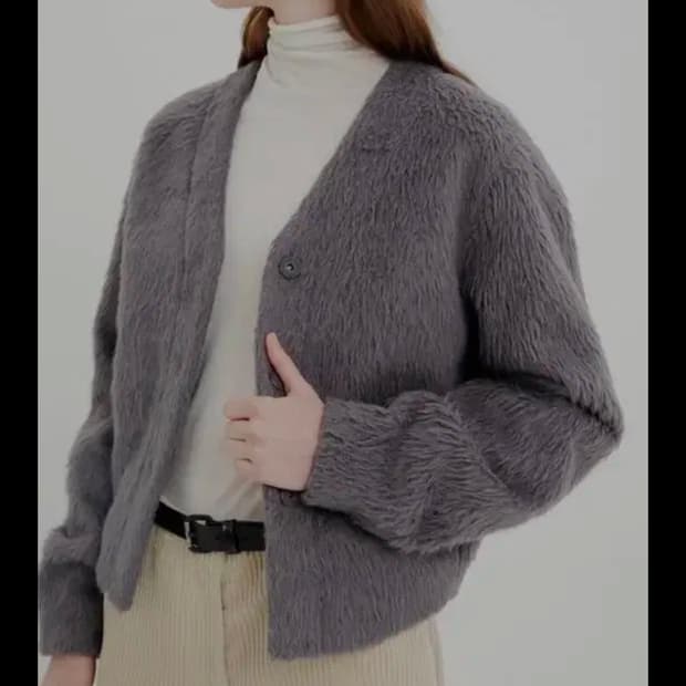 MOONSUN ECO FUR CARDIGAN JACKET