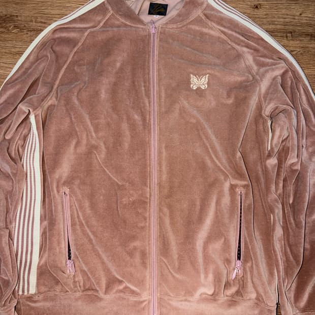 니들스 R.C. 트랙 자켓 벨루어 올드 로즈