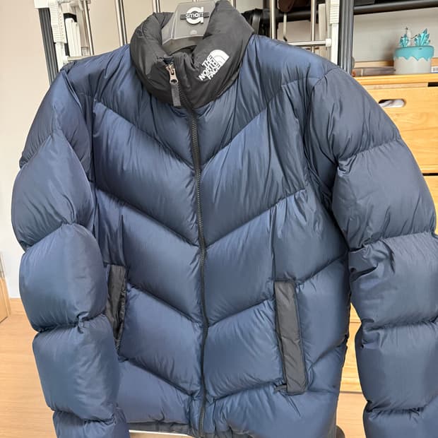 노스페이스 어센트 패딩 네이비
