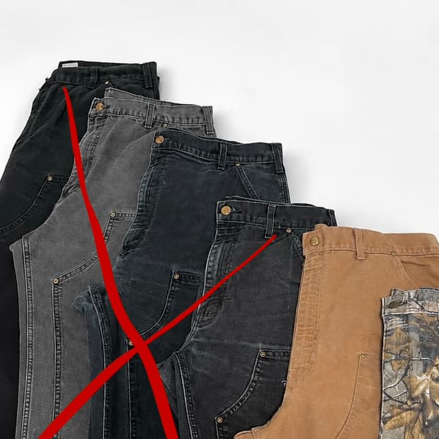 80s~ USA carhartt double knee, carpenter