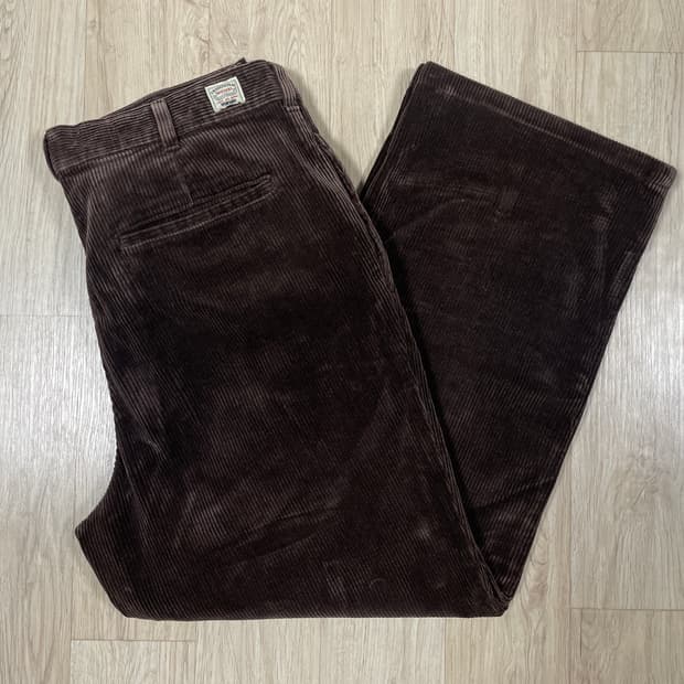 31~32) 90s 랭글러 투턱 코듀로이 팬츠(민트급)RRL&LVC&폴로