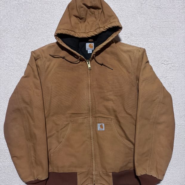 USA MADE 칼하트 J140 브라운 액티브 자켓 M