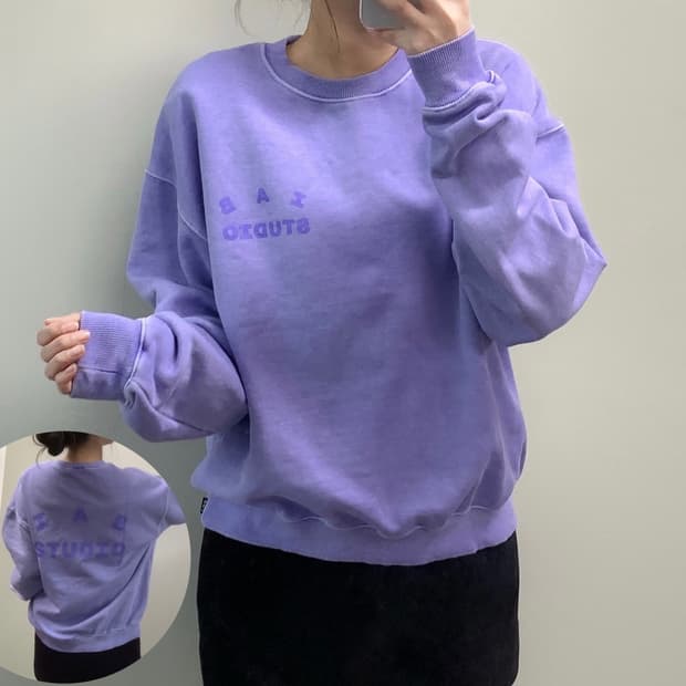 아이앱스튜디오 피그먼트 맨투맨