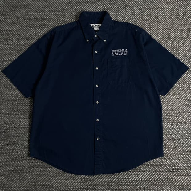 USA 오리지날 빈티지 박시핏 워크 셔츠o 3625