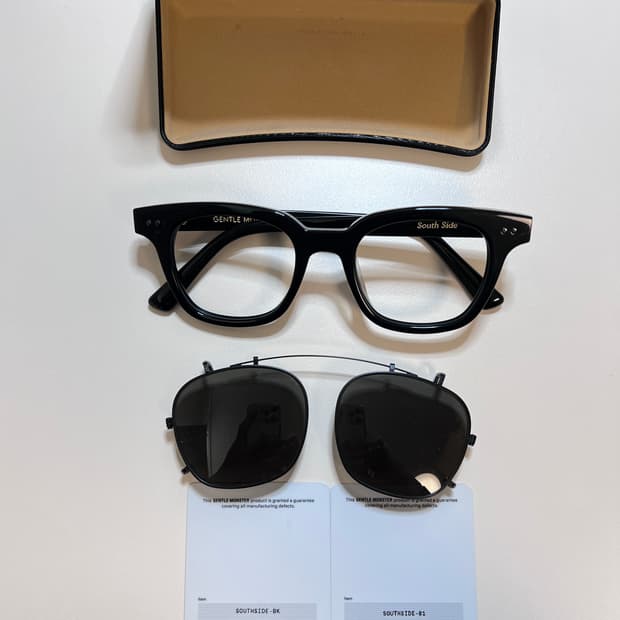 젠틀몬스터 사우스사이드01 + 정품 자외선차단 렌즈