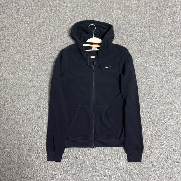 나이키 후드집업 후리스 네이비 M