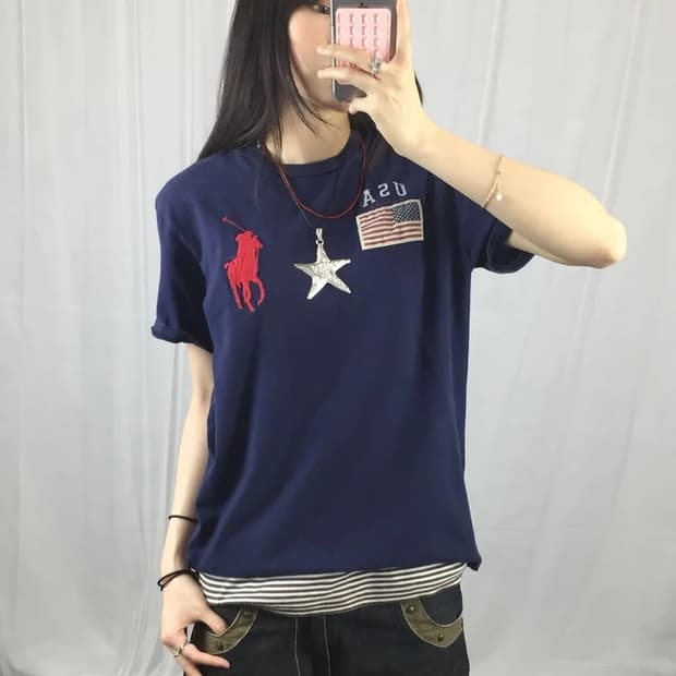 Polo Big Pony USA Patch Tee