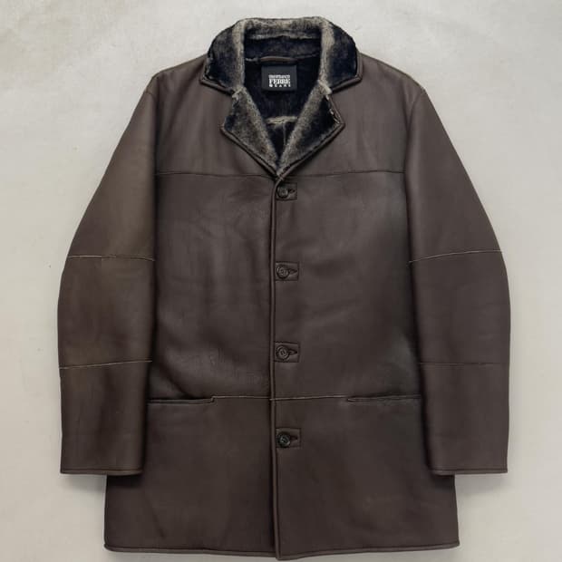  GIANFRANCO FERRE 무통 시어링 코트