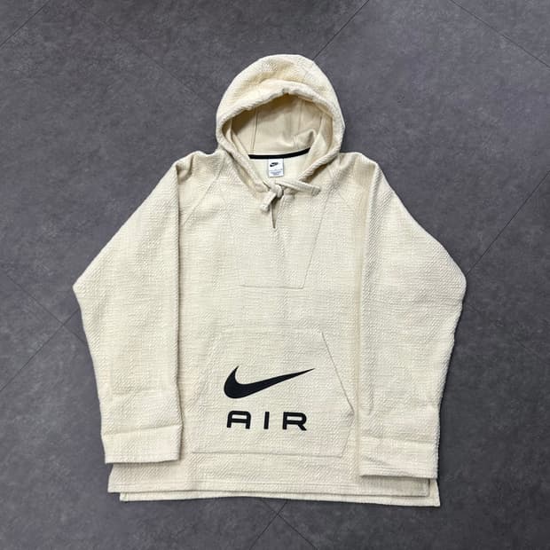 나이키x스투시 플리스 내츄럴L 후드티 팝니다.