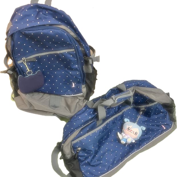 네이비 도트 가방세트 🌀