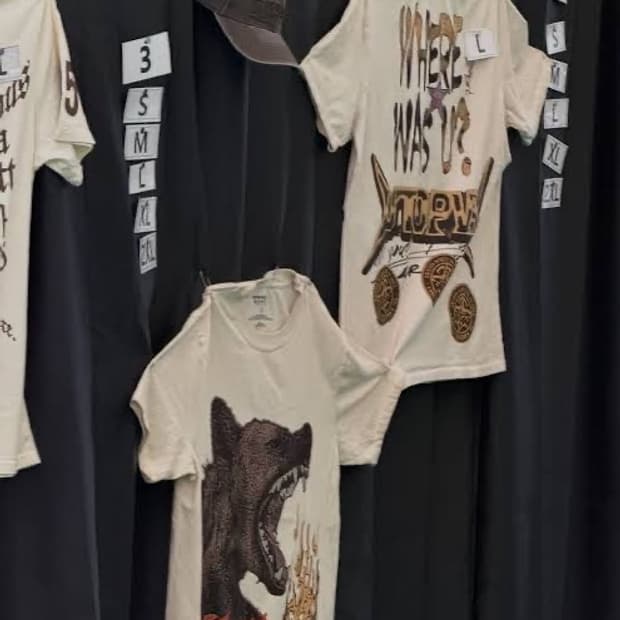 트레비스 스캇 내한 머천 반팔티