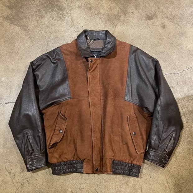 Play boy 스웨이드 레더 재킷 (B5175)