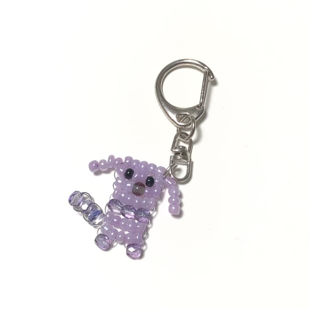 기여운 강아지 비즈키링