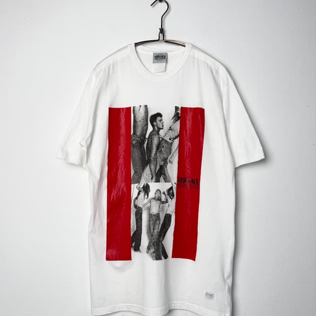 베르사체 x 브루스 웨버 1997SS 포토 티셔츠