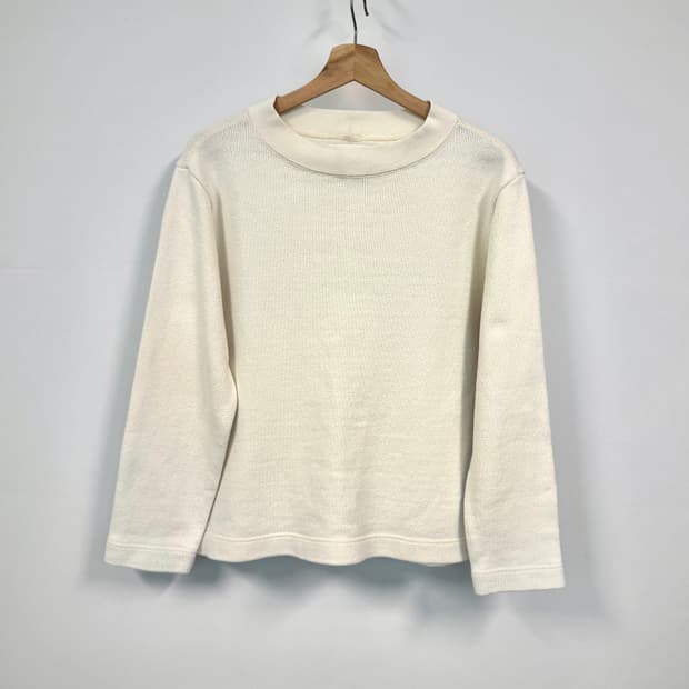 MHL 마가렛호웰 아이보리 코튼 니트 긴팔 티셔츠 2