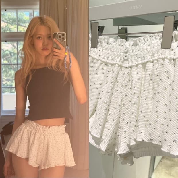  글로니 쇼츠 GLOWNY PROVINCE EYELET SHORTS 