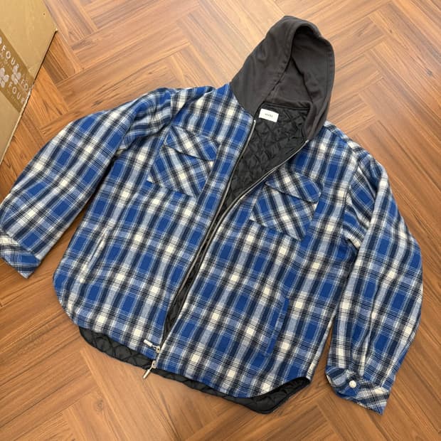 Rhude 퀄팅 플란넬 자켓 flannel jacket