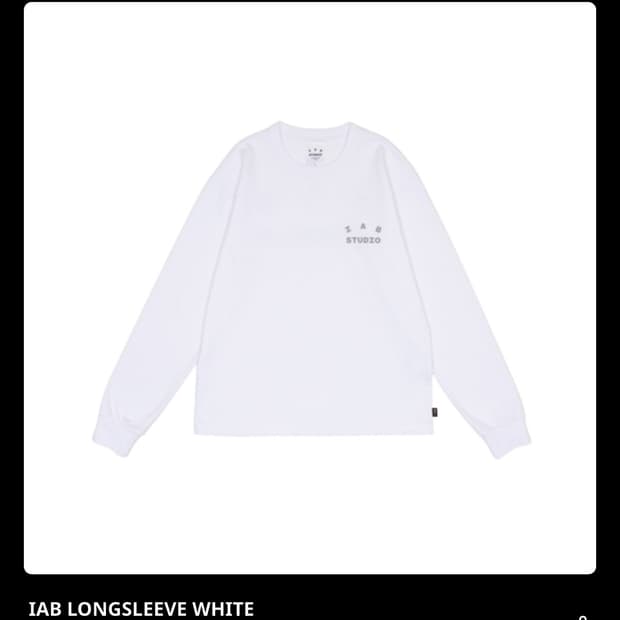 iabstudio longsleeve white 26ss
