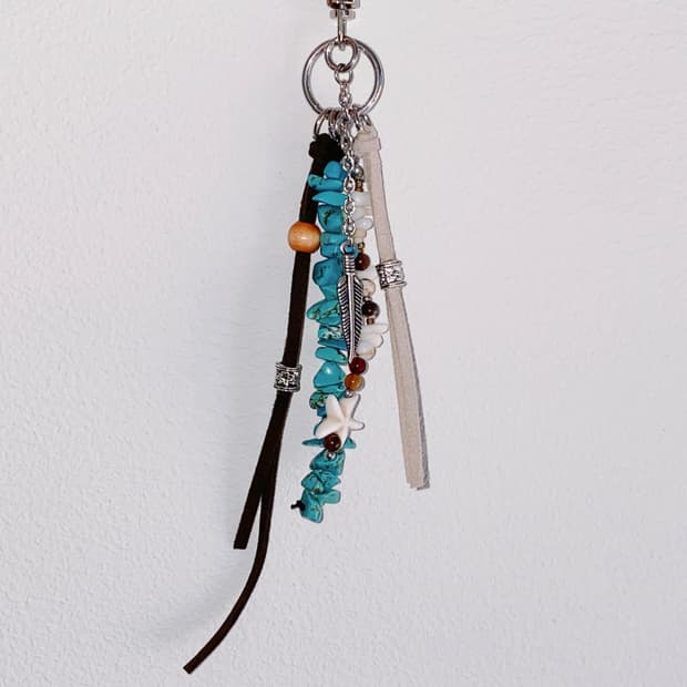 Turquoise Talisman Keyring