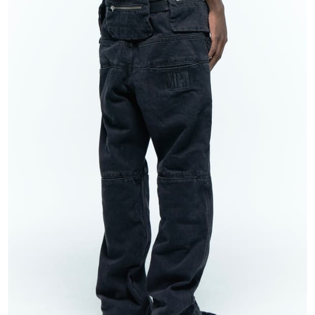 (M) 플라스틱 프로덕트 MPa 백 팬츠 블랙 (BAG PANTS)