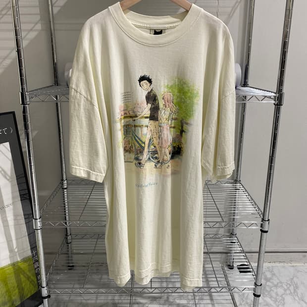 목소리의형태 부틀렉 애니메이션 티셔츠