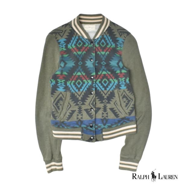 폴로 랄프로렌 데님앤서플라이 나바호패턴 코튼 블루종자켓 M N0750