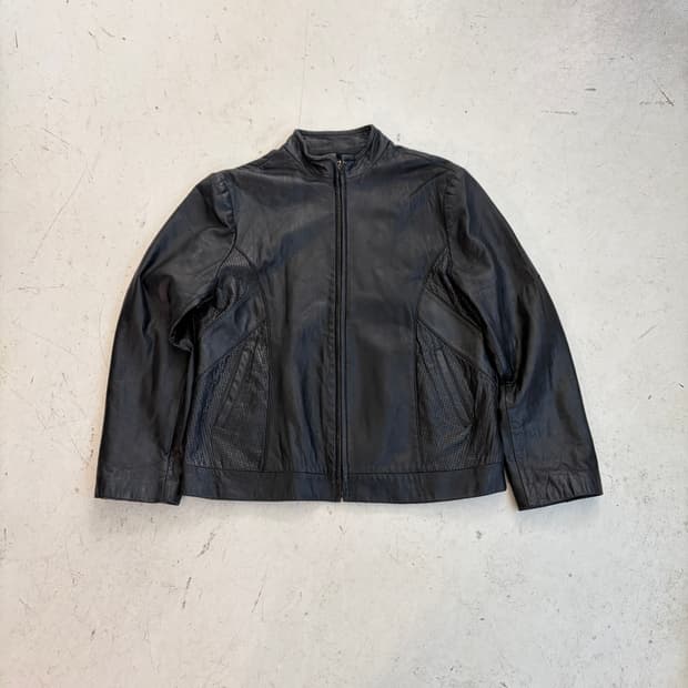 할리데이비슨 빈티지 양가죽 싱글 가죽자켓 L