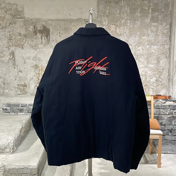 나이키 조던 블랙 플라이트 퀼팅 리버시블 자켓