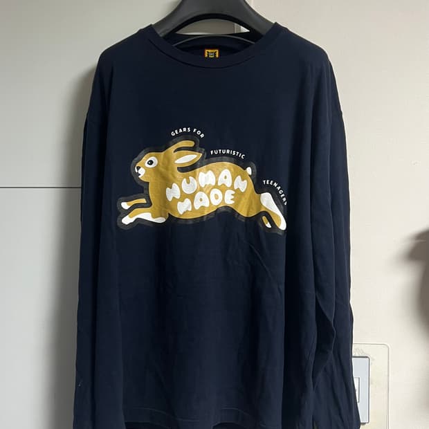 휴먼메이드 토끼 롱슬리브 2XL