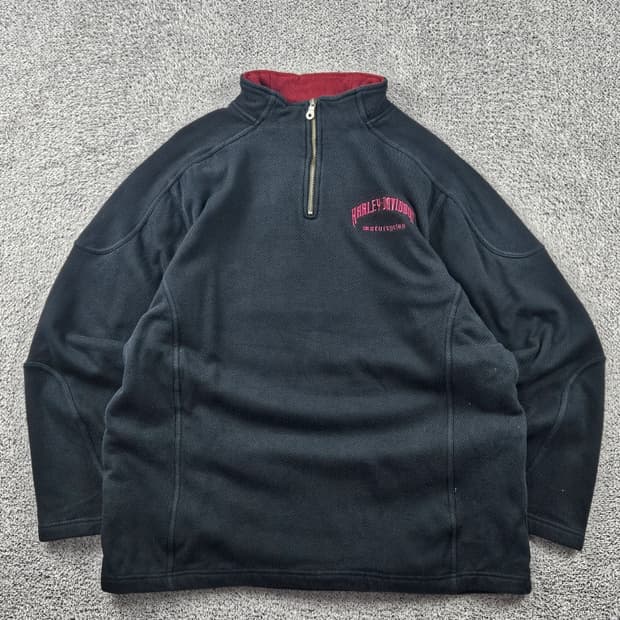 할리데이비슨 쿼터짚 플리스 아노락 스웻 ( L ) / 11322