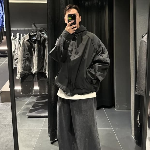 JUUN.J 준지 24ss 폴리 후드 쉘파카