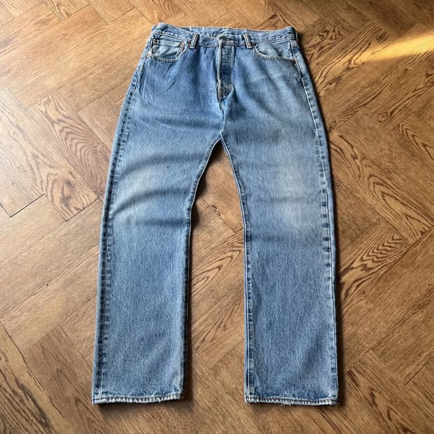 [34]00's 리바이스 501 빈티지 워싱 데님 팬츠